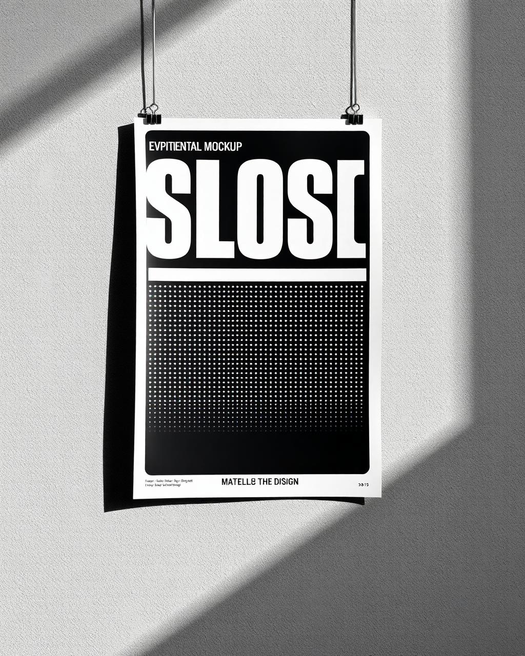 Poster editorial sebagai ilustrasi Creative Works CMS